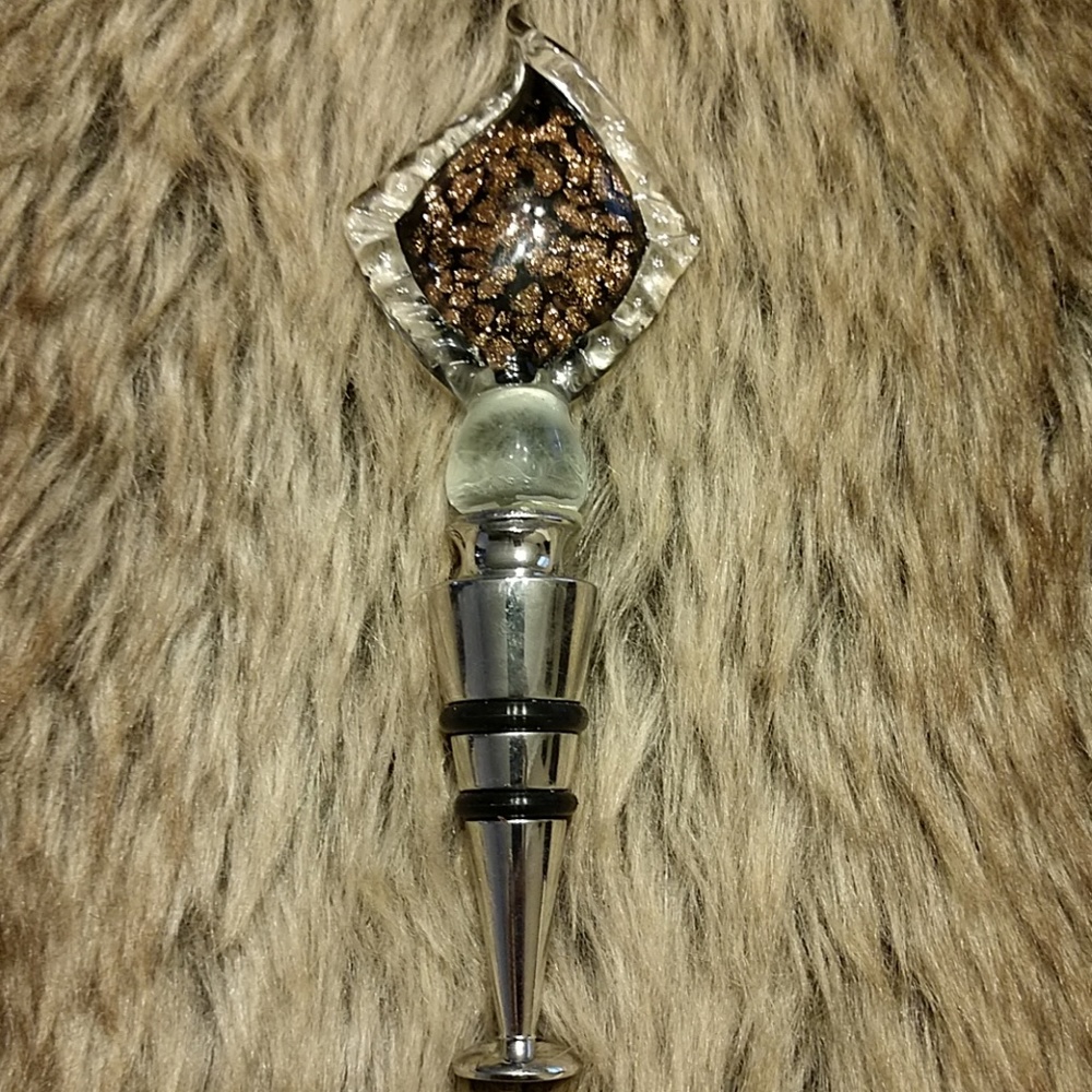 Blown Glass Bottle Stopper